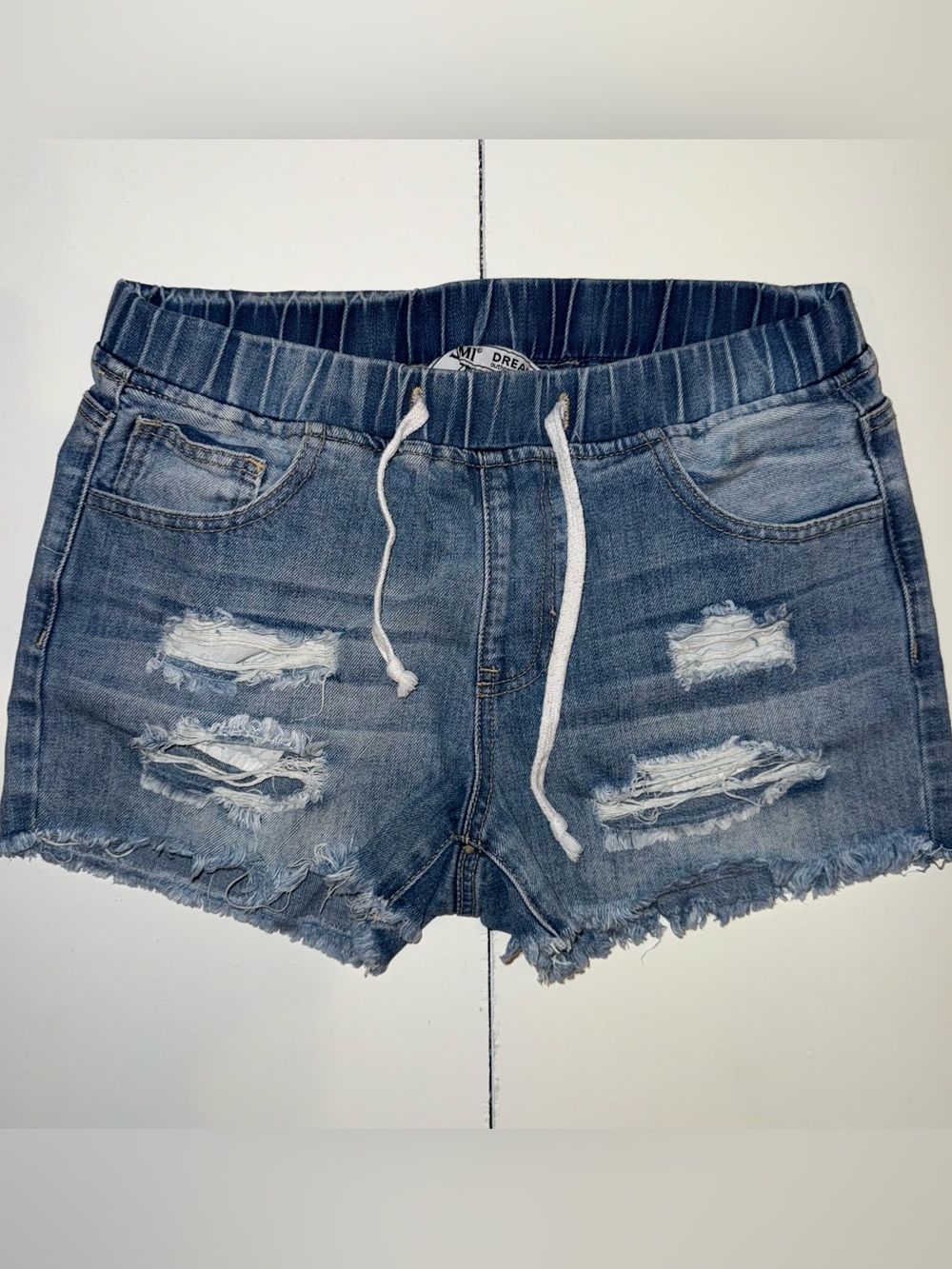 YMI Dream Distressed Denim Shorts